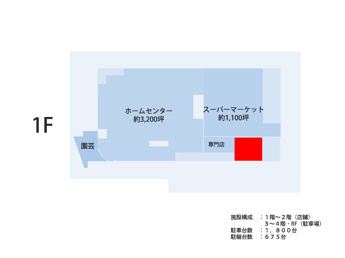 ビバモール蕨錦町区画図１