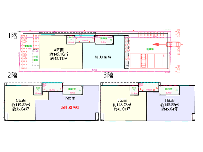 門真南区画図